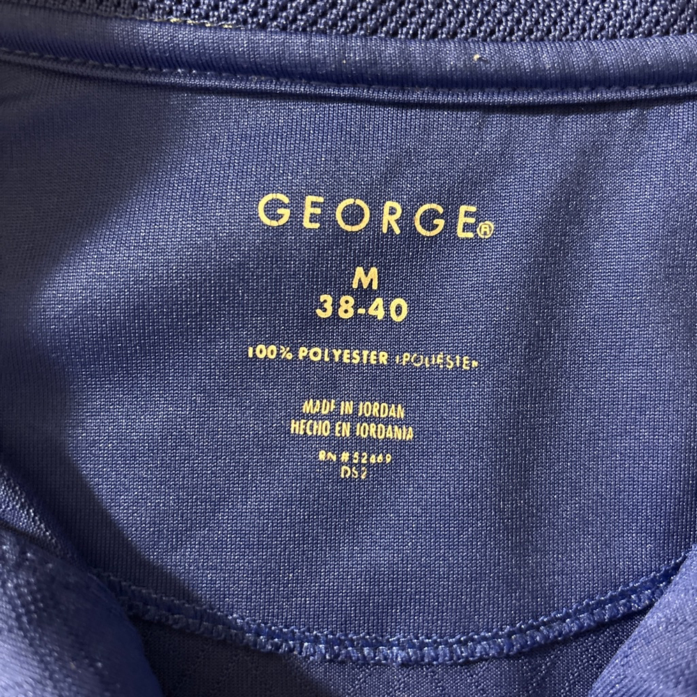Men's George Royal Blue Polo - Size M (38-40) - Picture 3 of 6